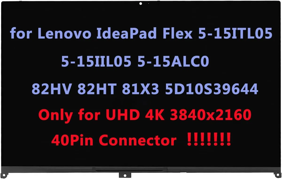 NUOLAISUN NUOLAISUN 15.6" UHD 4K IPS Touch Screen 3840x2160 40Pin — product photo
