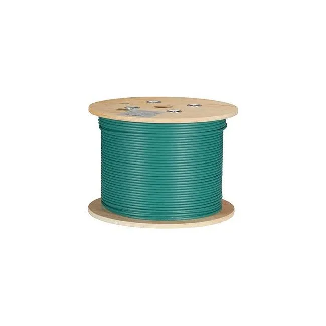 Black Box Corporation Black Box GigaTrue CAT6A 650-MHz Bulk Cable PVC Riser Solid Green 1000 ft — product photo