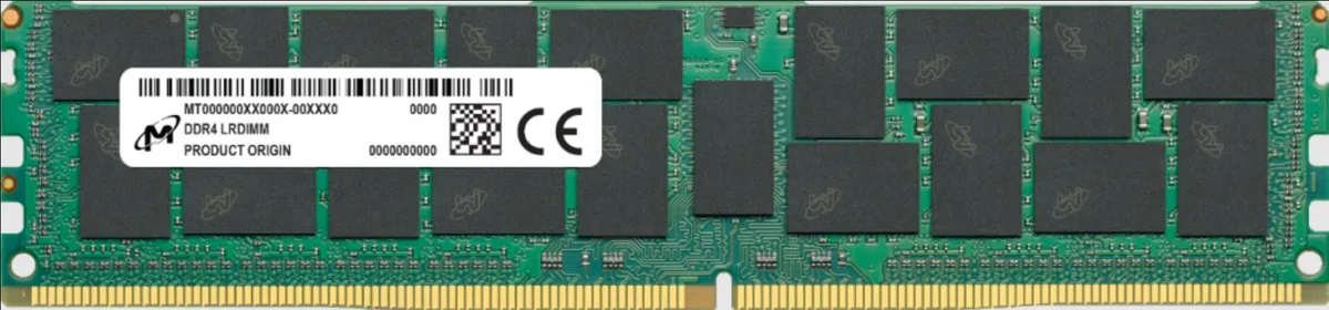 Crucial Crucial 128GB DDR4 3200MHz CL22 288-pin LRDIMM desktop RAM — product photo