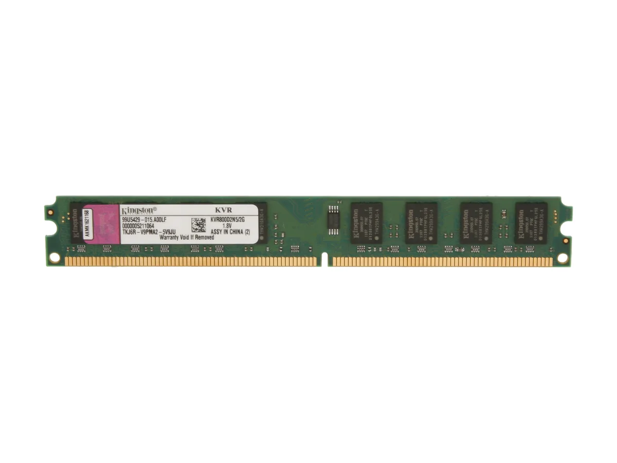 Kingston Technology Corp. Kingston Technology Corp. KVR800D2N5/2G 2GB DDR2 800 desktop RAM — product photo
