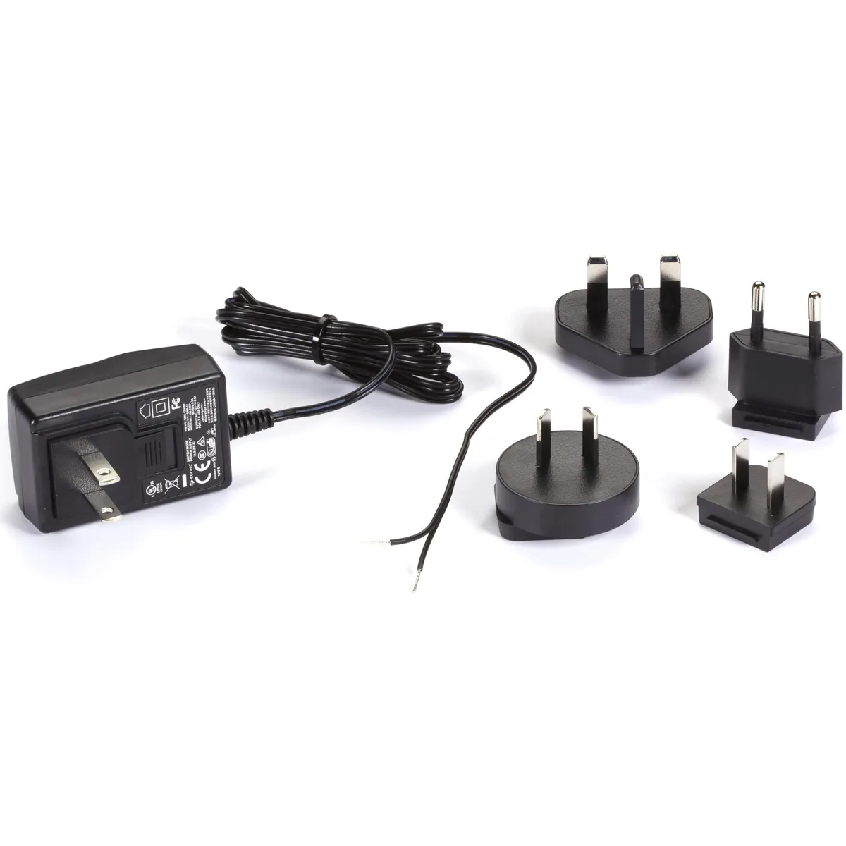 Black Box Corporation Black Box PS1003R2 120-VAC/12-VDC Wallmount Power Adapter with Bare Leads — product photo