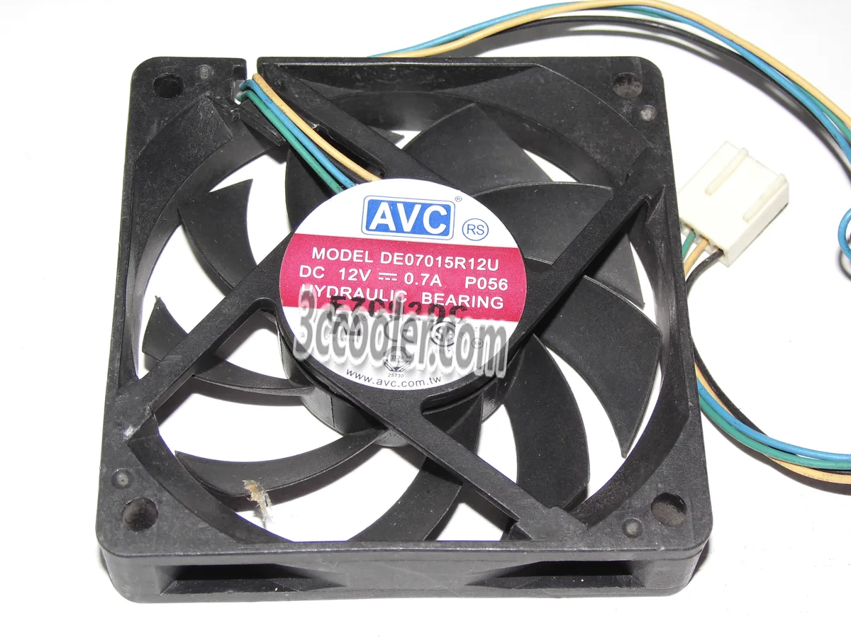 OEM Industries OEM Industries DE07015R12U P056 70x15mm 12V .7A 4 Pin CPU Cooler — product photo