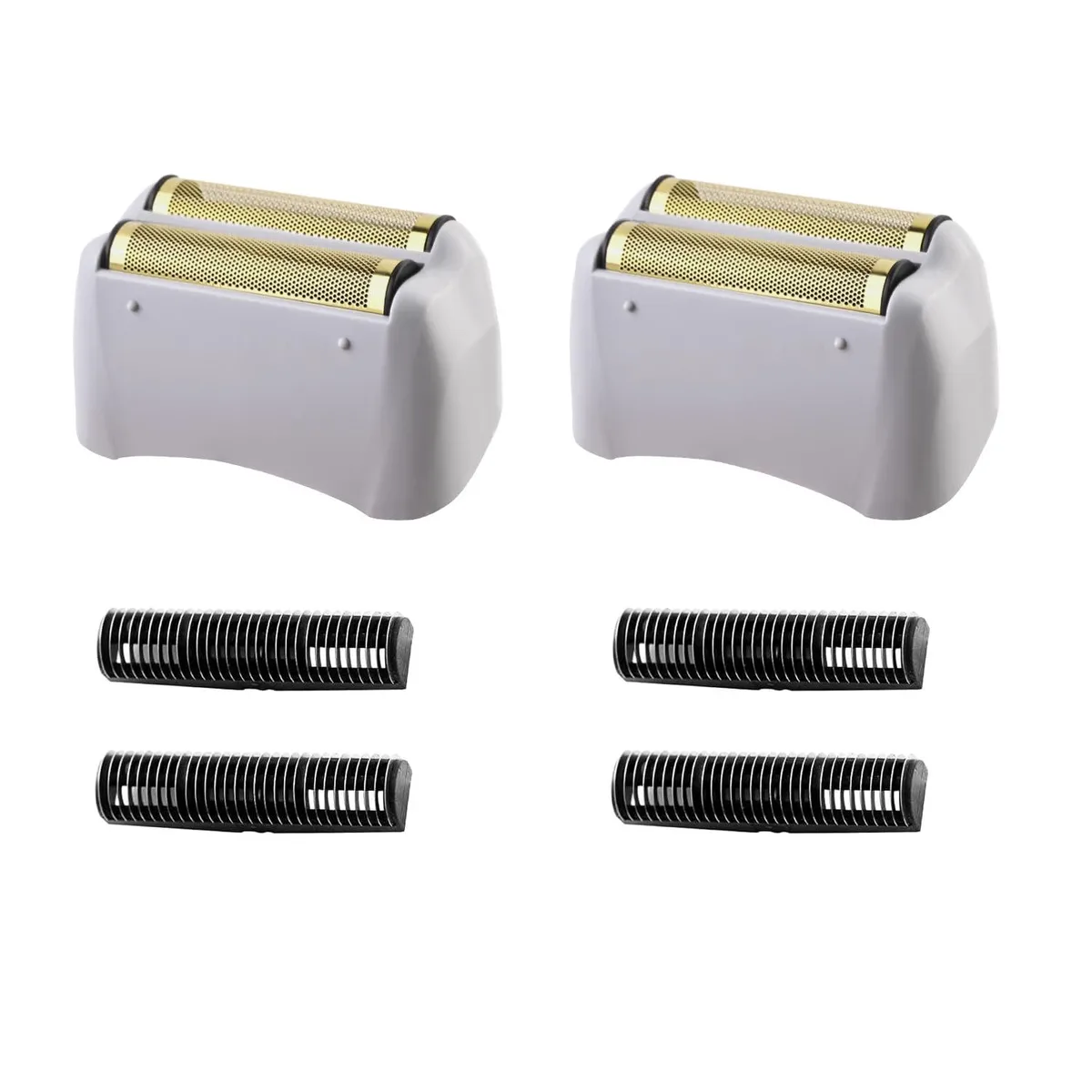 TAURKENAM TAURKENAM Replacement Foil &amp; Cutter Set for Andis TS-1/TS-2 (2 Foils, 4 Cutters) — product photo