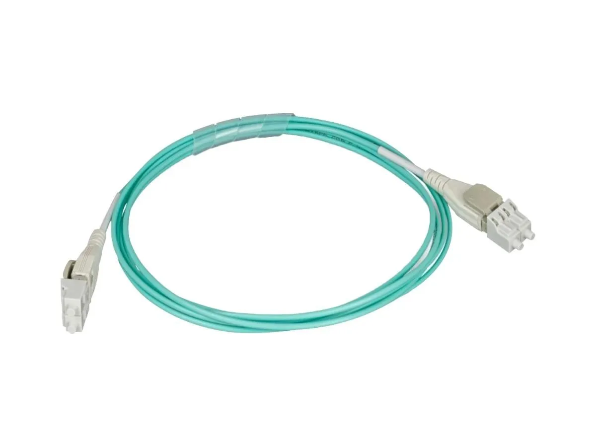 Monoprice Inc. Monoprice 143105 OM3 Fibre Optic Cable 3m Aqua LC/LC Uniboot — product photo