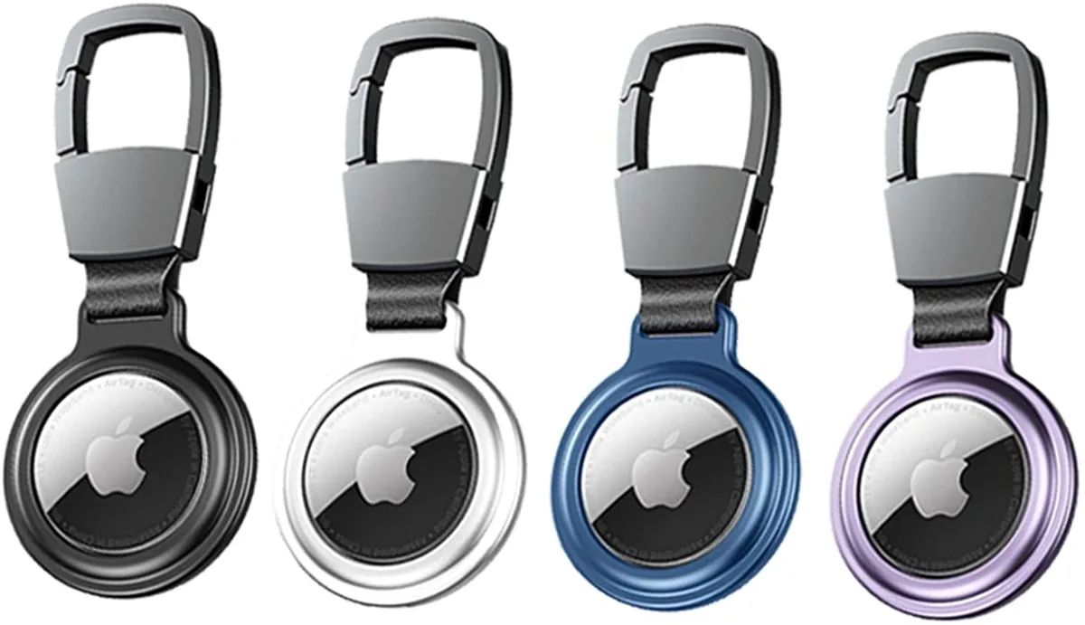 CAFELE CAFELE 4 Pack Magnetic AirTag Keychain Holder GPS Accessory — product photo