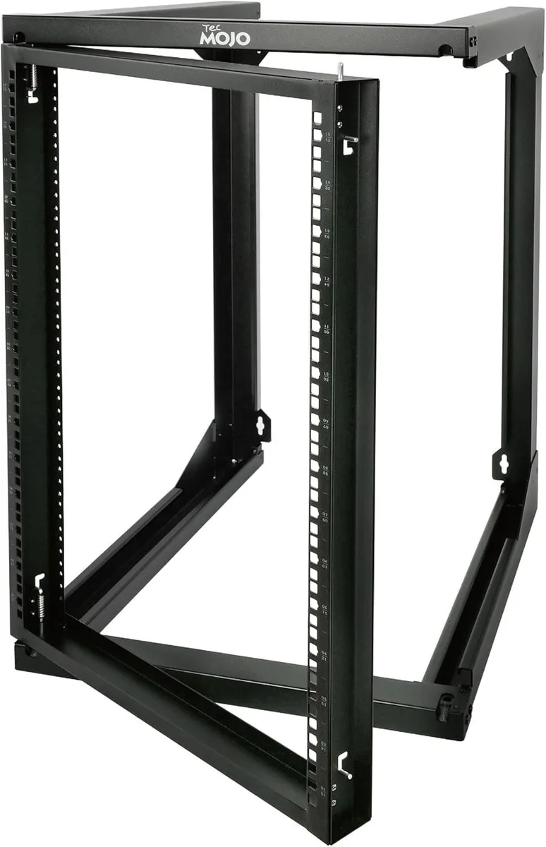 BFKK BFKK 15U Wall Mount Server Rack 24" Depth 16" Mounting Holes Swing Gate — product photo