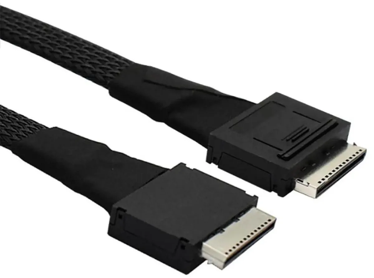 SMUGDESK SMUGDESK OCuLink SFF8611 8i to SFF8611 8i Cable 24Gbps 32AWG 1M — product photo