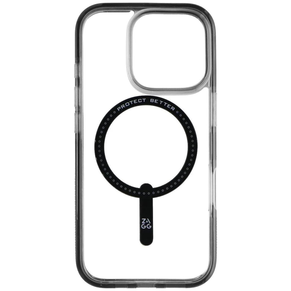ZAGG ZAGG Santa Cruz Snap Case for MagSafe iPhone 16 Pro Black / Clear — product photo
