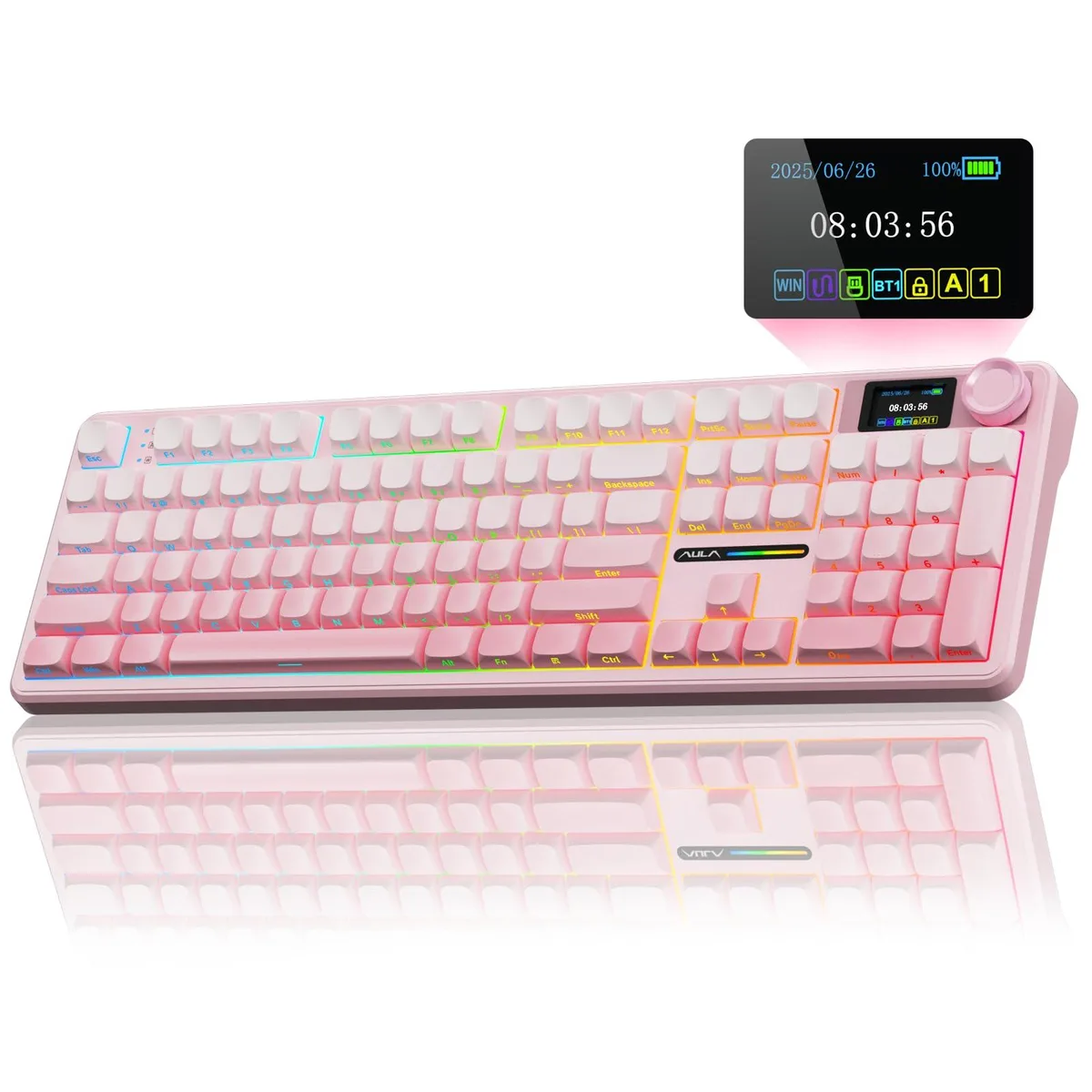 Vszerda Vszerda F108 Pro Pink Gaming Keyboard — product photo
