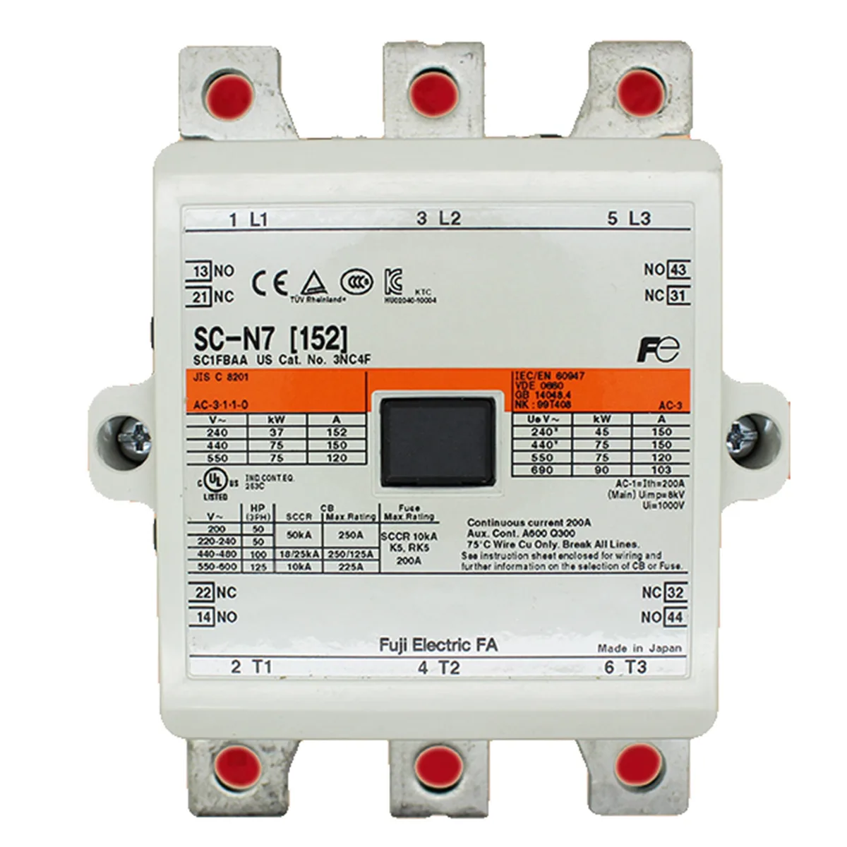 Fuji Fuji SC-N7 Contactor 110V AC Electrician Tool — product photo