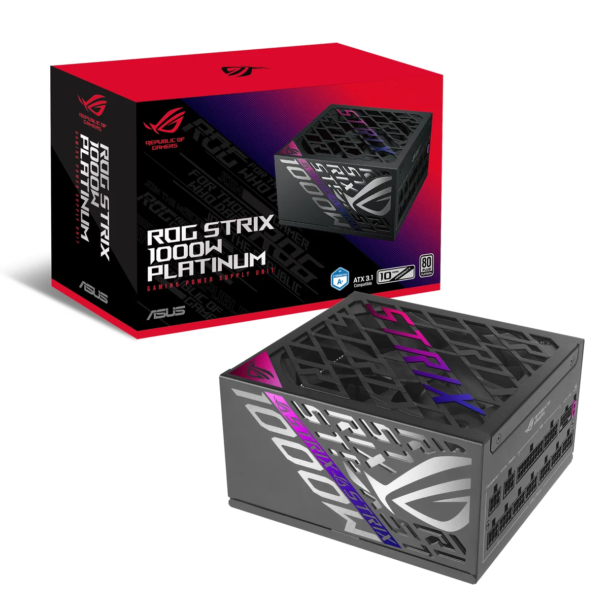 ASUS ASUS ROG-STRIX-1000P-GAMING 1000W Platinum power supply — ürün fotoğrafı
