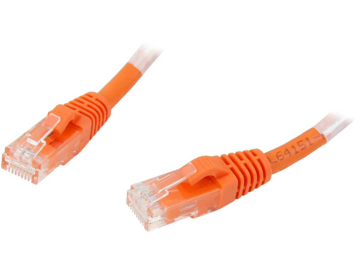 Cables To Go Cables To Go 27893 Cat6 Crossover Network Ethernet Cable Orange 10 ft 3.04 m — product photo
