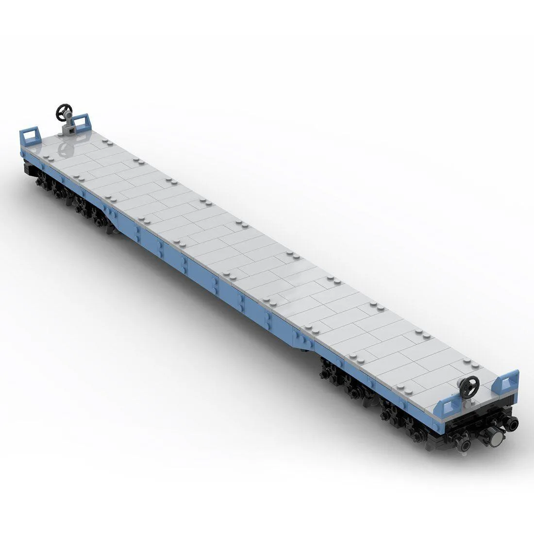 ZITIANYOUBUILD ZITIANYOUBUILD MOC-52155 Large Flatcar Train 469 Parts — product photo
