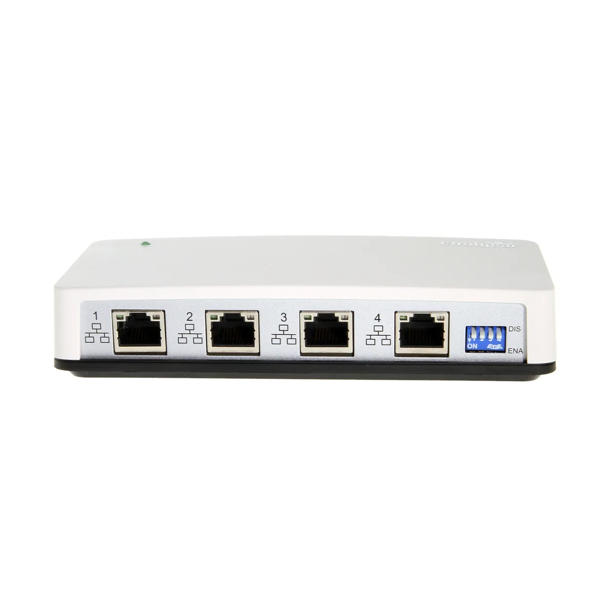 CoolGear CoolGear CG-4P31G1EA 4-Port Gigabit Ethernet to USB 3.1 Gen1 Adapter with Mounting Kit — product photo