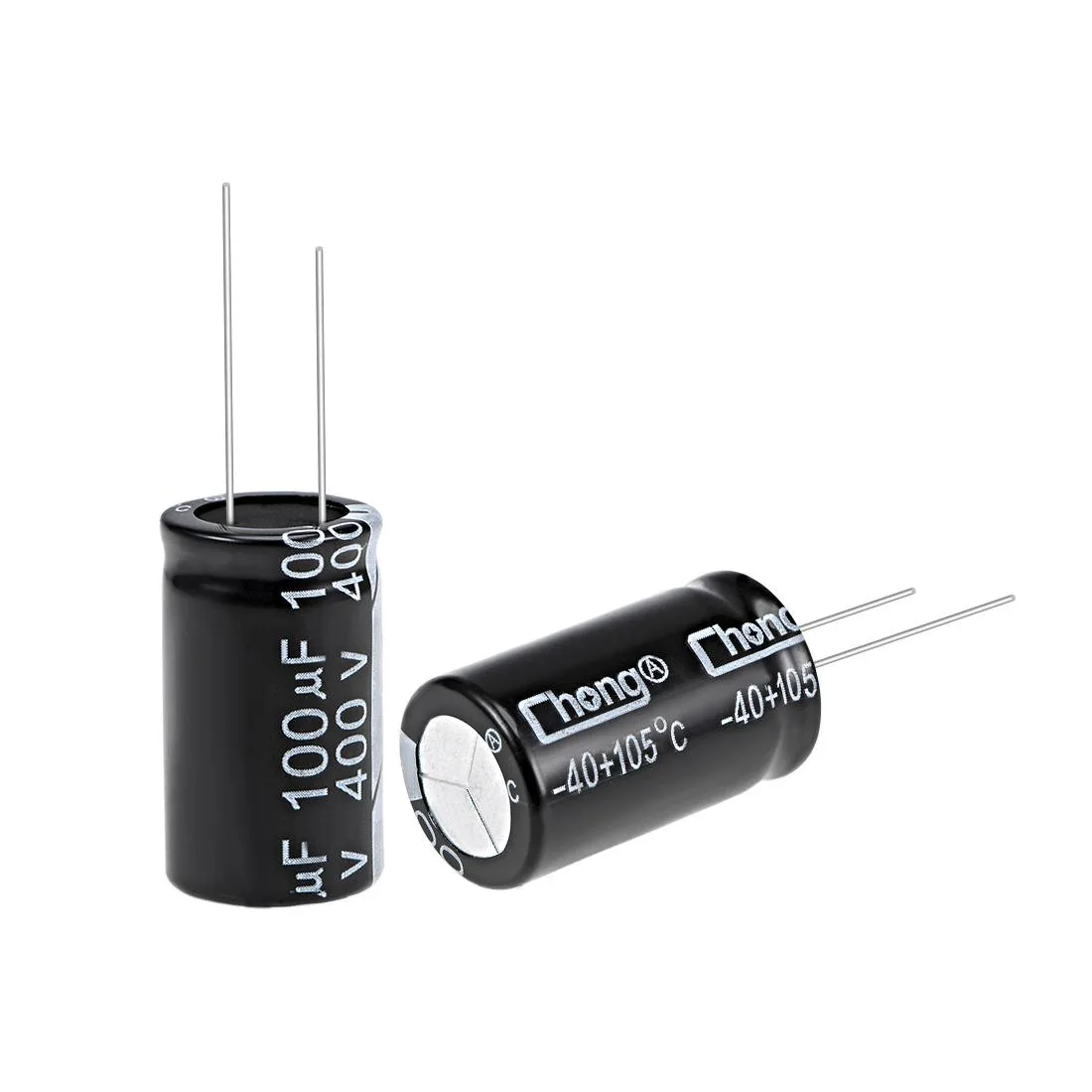 Unique-Bargains Unique-Bargains 100uF 400V 105C Aluminum Electrolytic Capacitor 3pcs — product photo
