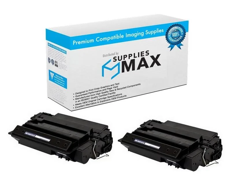 SuppliesMax SuppliesMax Compatible Toner Cartridge 2 Pack Black 6000 Pages CRG-110 — product photo