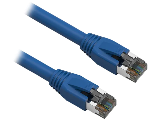 Nippon Labs Nippon Labs 60CAT8-1-24BU network ethernet cable 1 ft Cat8 24AWG 2000 MHz 40Gbps Blue — product photo