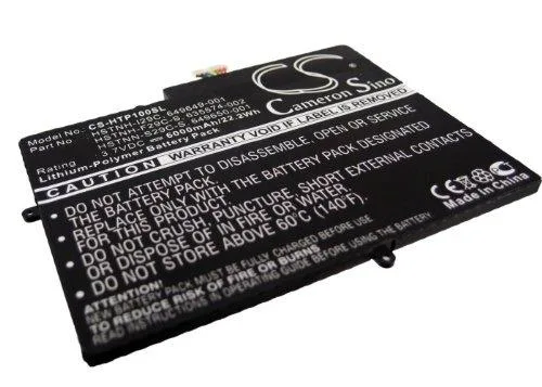 NShi NShi replacement battery for HP TouchPad 10 6000mAh 3.7V Li-Polymer — product photo