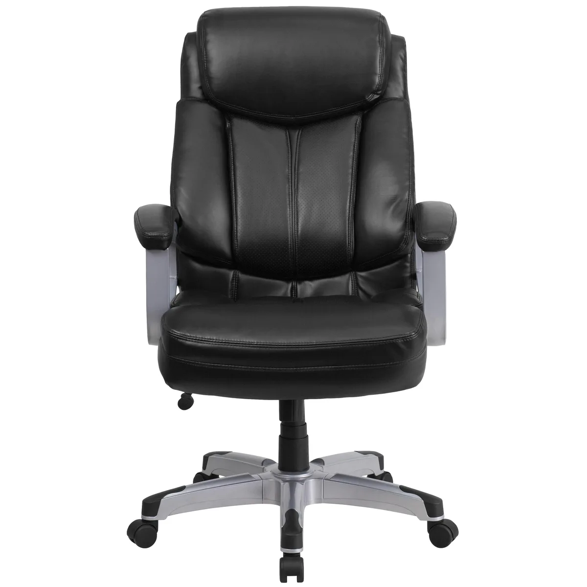 Flash Furniture Flash Furniture GO-1850-1-LEA-GG Big &amp; Tall 500 lb Black LeatherSoft Office Chair — product photo