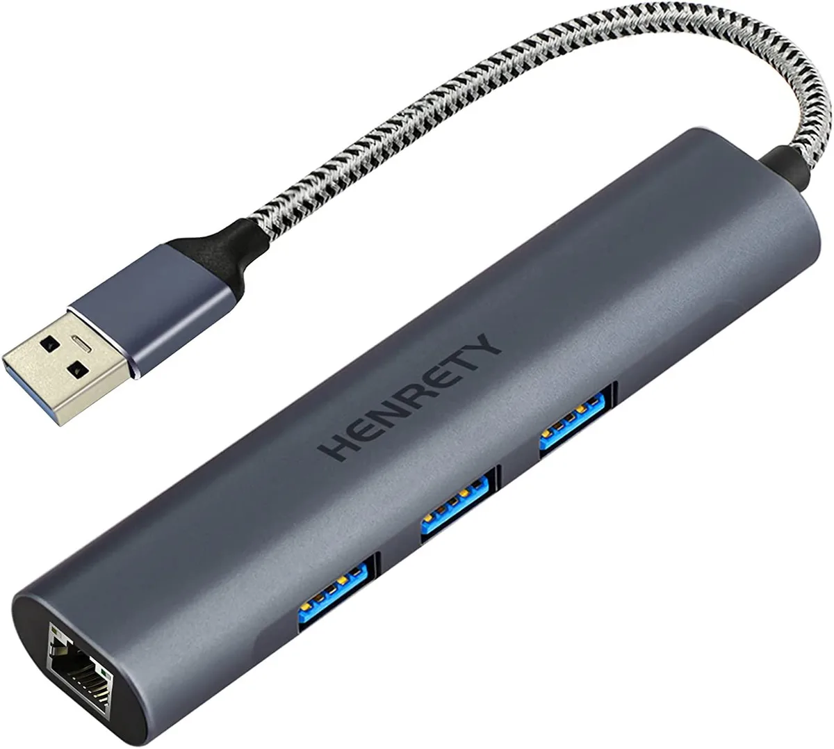 censreal censreal 4-in-1 USB 3.0 Hub with Gigabit Ethernet Adapter — product photo