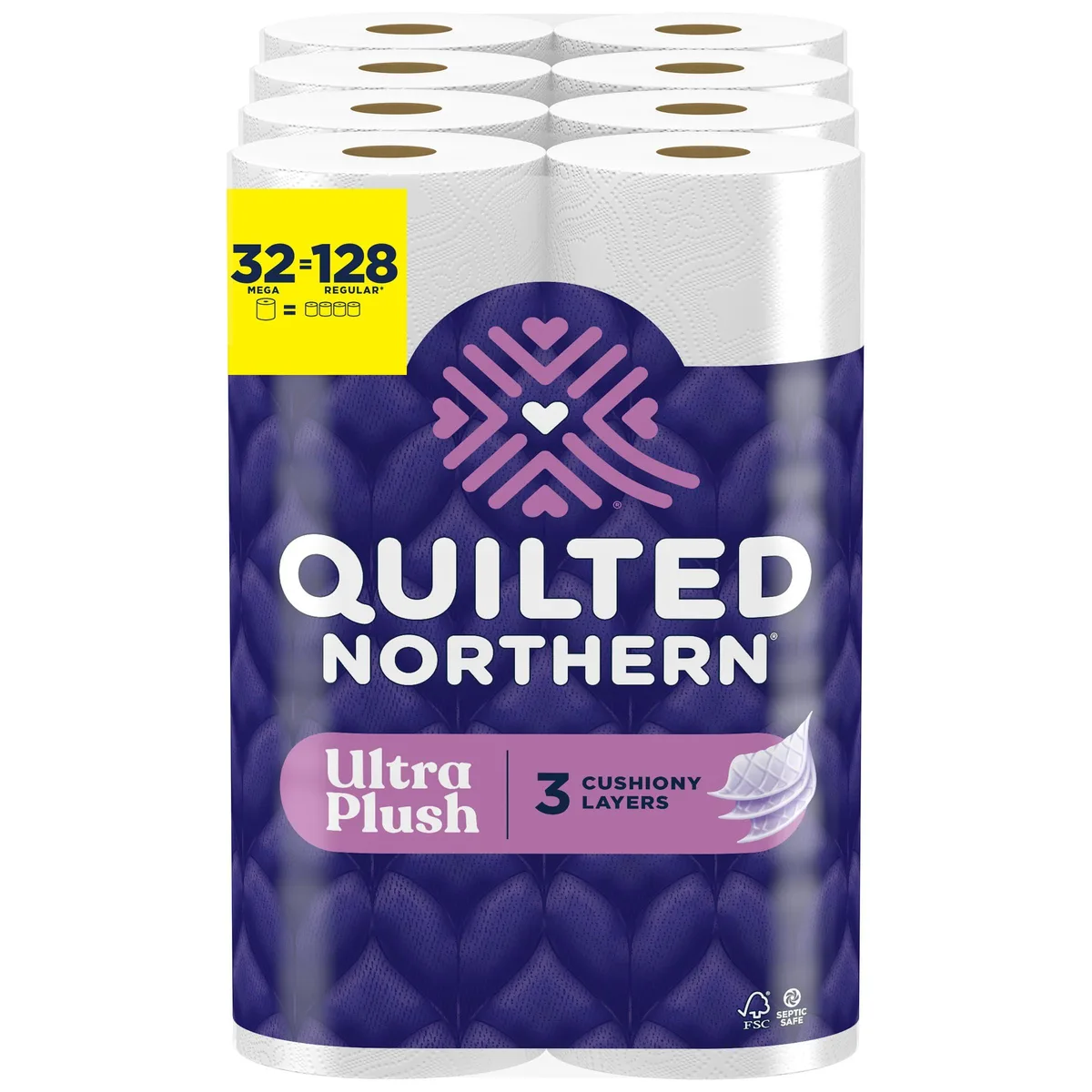  Georgia-Pacific 87607/50 Toilet Paper 32 Mega Rolls 3-ply — product photo
