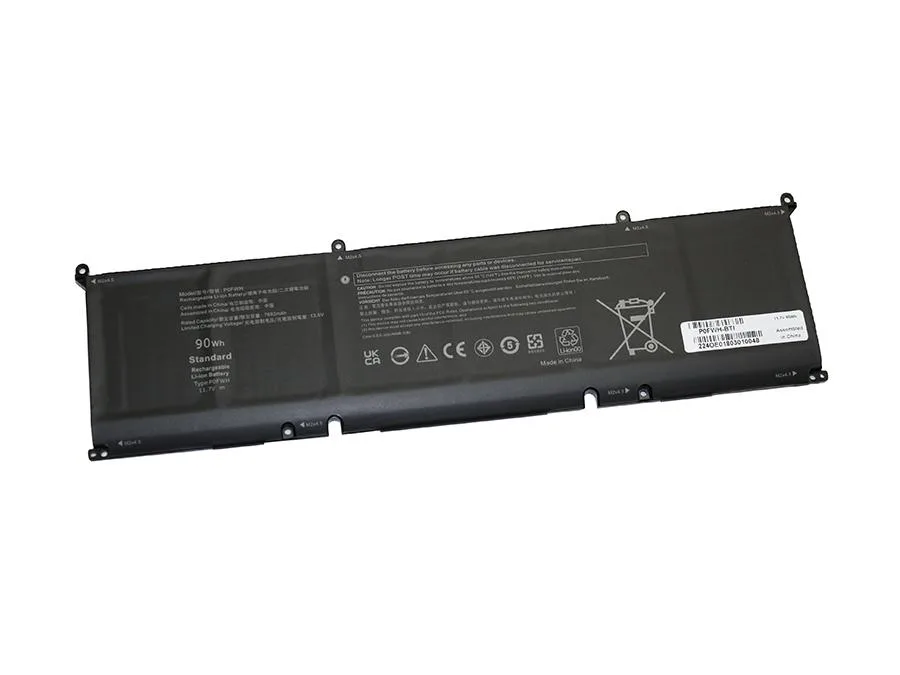 PowerWarehouse PowerWarehouse P0FWH laptop battery 11.7V 7692mAh for Dell Inspiron 16 9640 2-in-1 — product photo