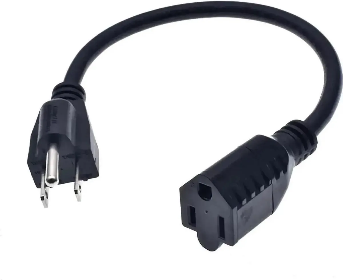 SMUGDESK SMUGDESK 1FT 0.3M 16AWG 13A 3 Prong Power Extension Cord — product photo