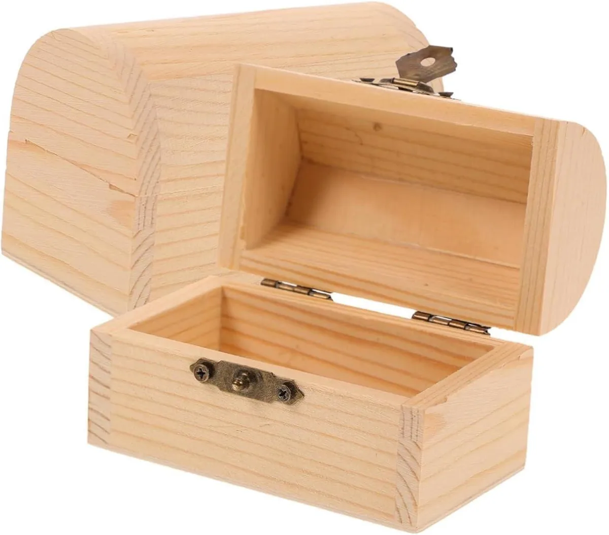 DIY Unfinished Wooden Pirate Treasure Chest Toy Storage — product photo