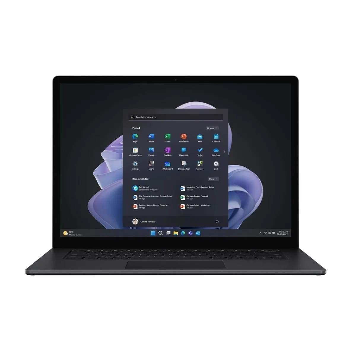 Microsoft Microsoft Surface Laptop 5 15" Touch Core i7-1255U 8GB 512GB Windows 11 Home Matte Black — product photo