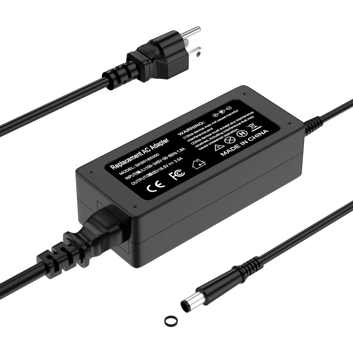  2-Power SK90185350 65W AC Adapter HP ProBook 4540s 4440s 4530s 4430s 4520s 6570b 6560b 6470b 6550b — product photo