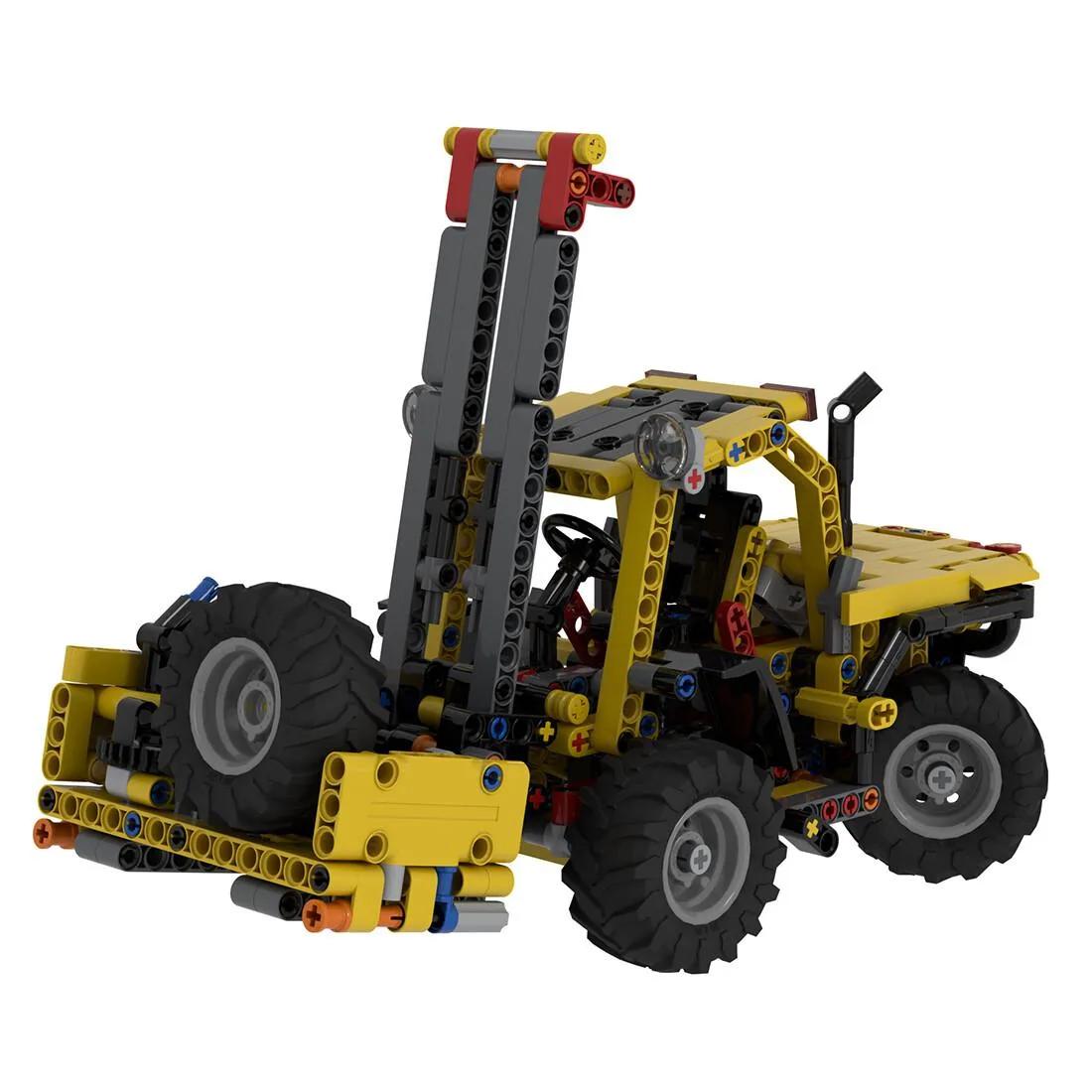 ZITIANYOUBUILD ZITIANYOUBUILD MOC-74506 All-terrain Forklift 631 Parts — product photo