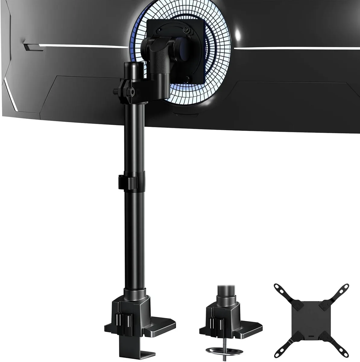 BFKK BFKK Ultrawide Heavy Duty Monitor Arm 27-57'' 59.4lbs Black — product photo