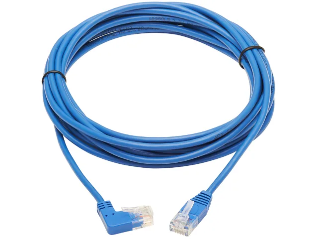 Tripp Lite Tripp Lite N204-S20-BL-RA 20 ft Cat6 right-angle RJ45 network ethernet cable — product photo