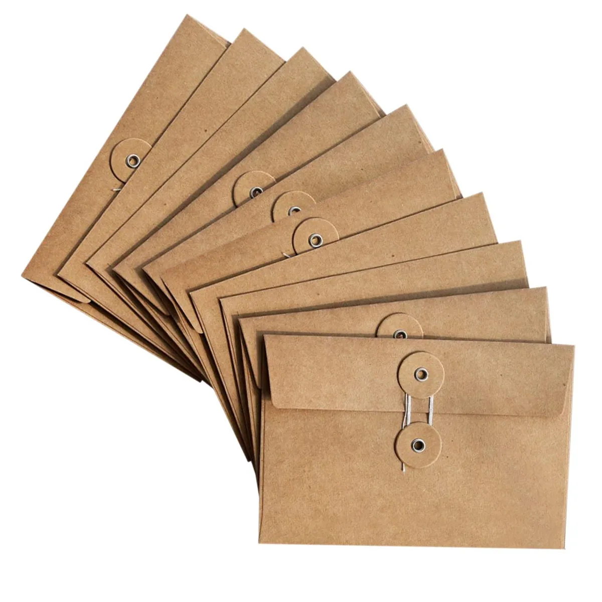  EORTA 32ERS024U Kraft Paper Envelopes 10 Pack 6.7x4.5 Inch Brown — product photo