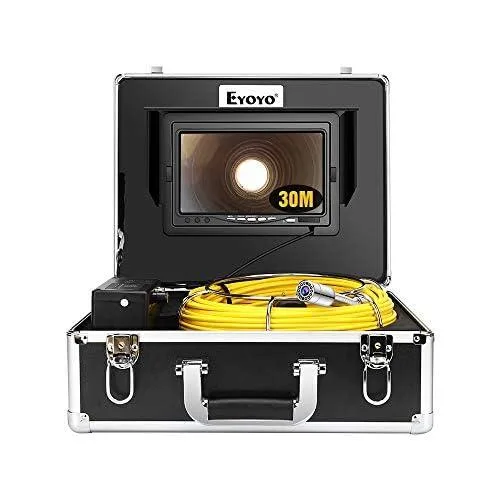 Eyoyo Eyoyo Pipe Inspection Camera 23mm 50m 164ft 9 inch LCD IP68 — product photo