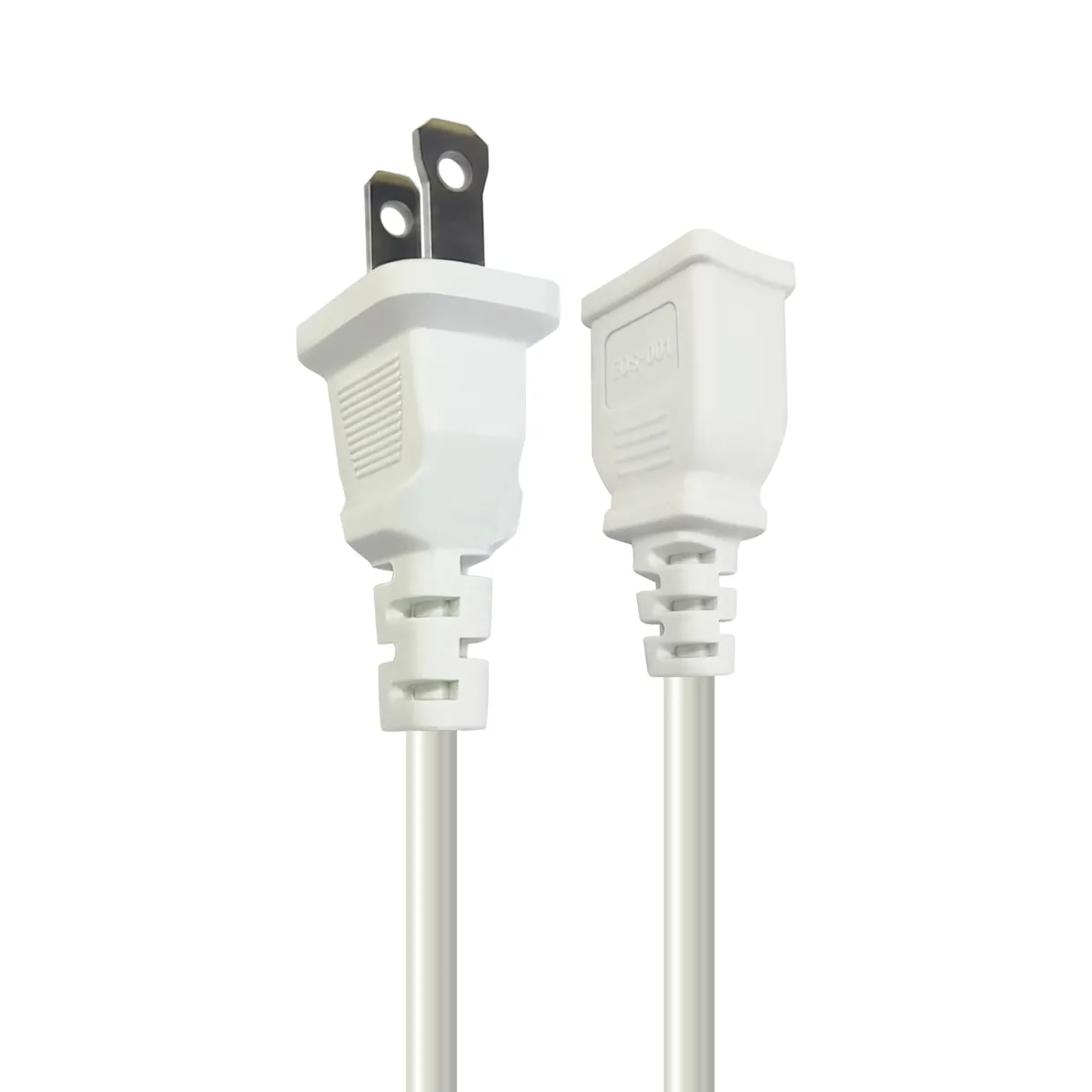  UVTaoYuan TY-125V5A-6FT 6ft 2-prong power extension cord — product photo