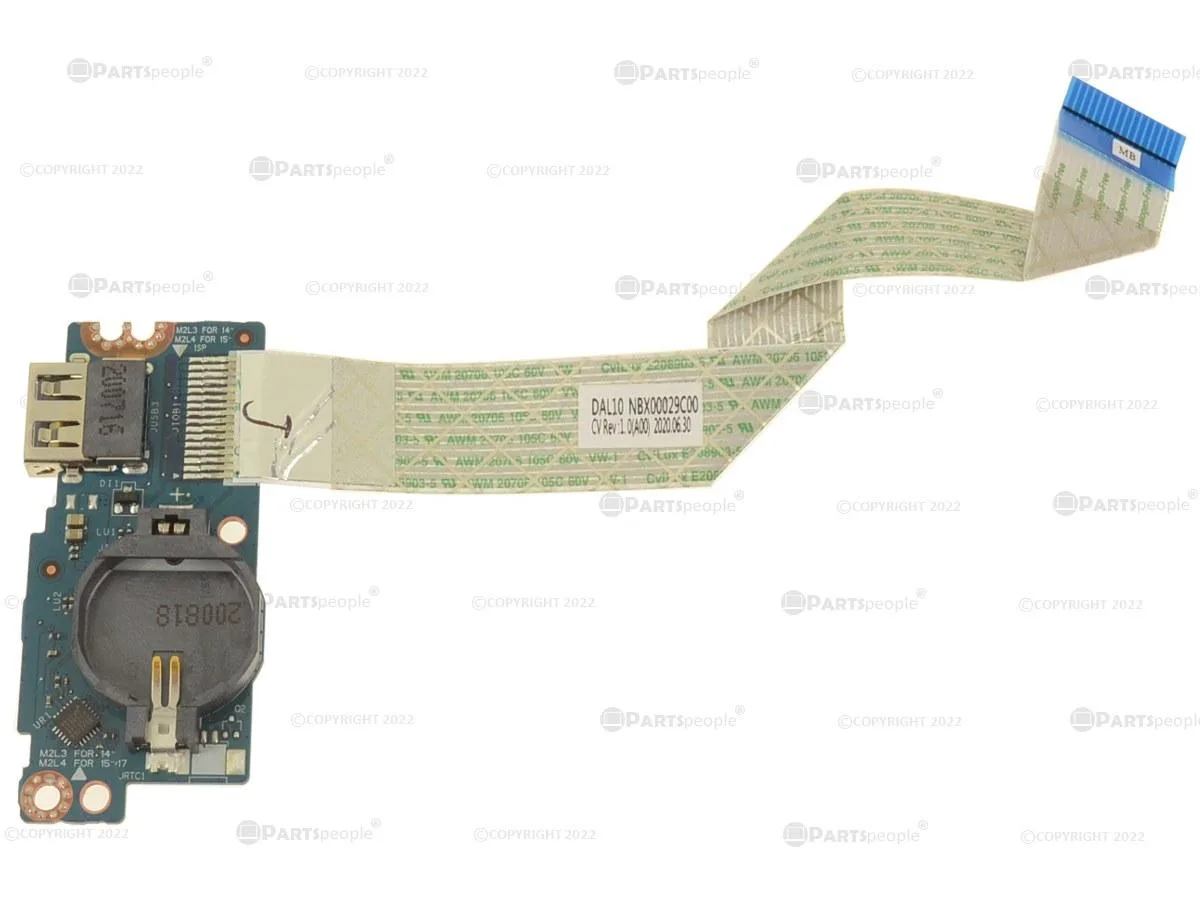 DELL DELL Inspiron 3481 3482 USB SD Card Reader IO Board 6RD8G — product photo
