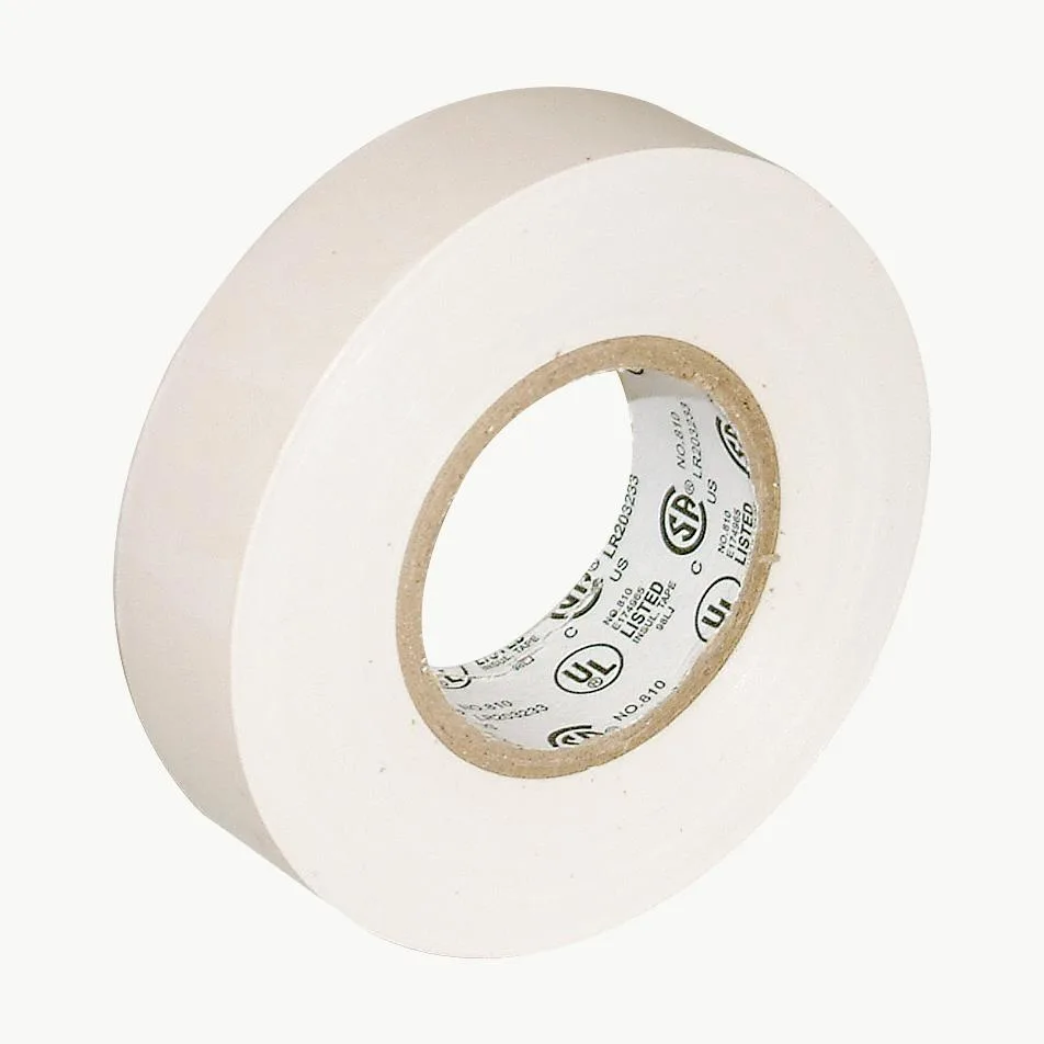 J.V. Converting Company, Inc. J.V. Converting Company, Inc. White Electrical Tape 3/4 in x 66 ft 7 mils — product photo