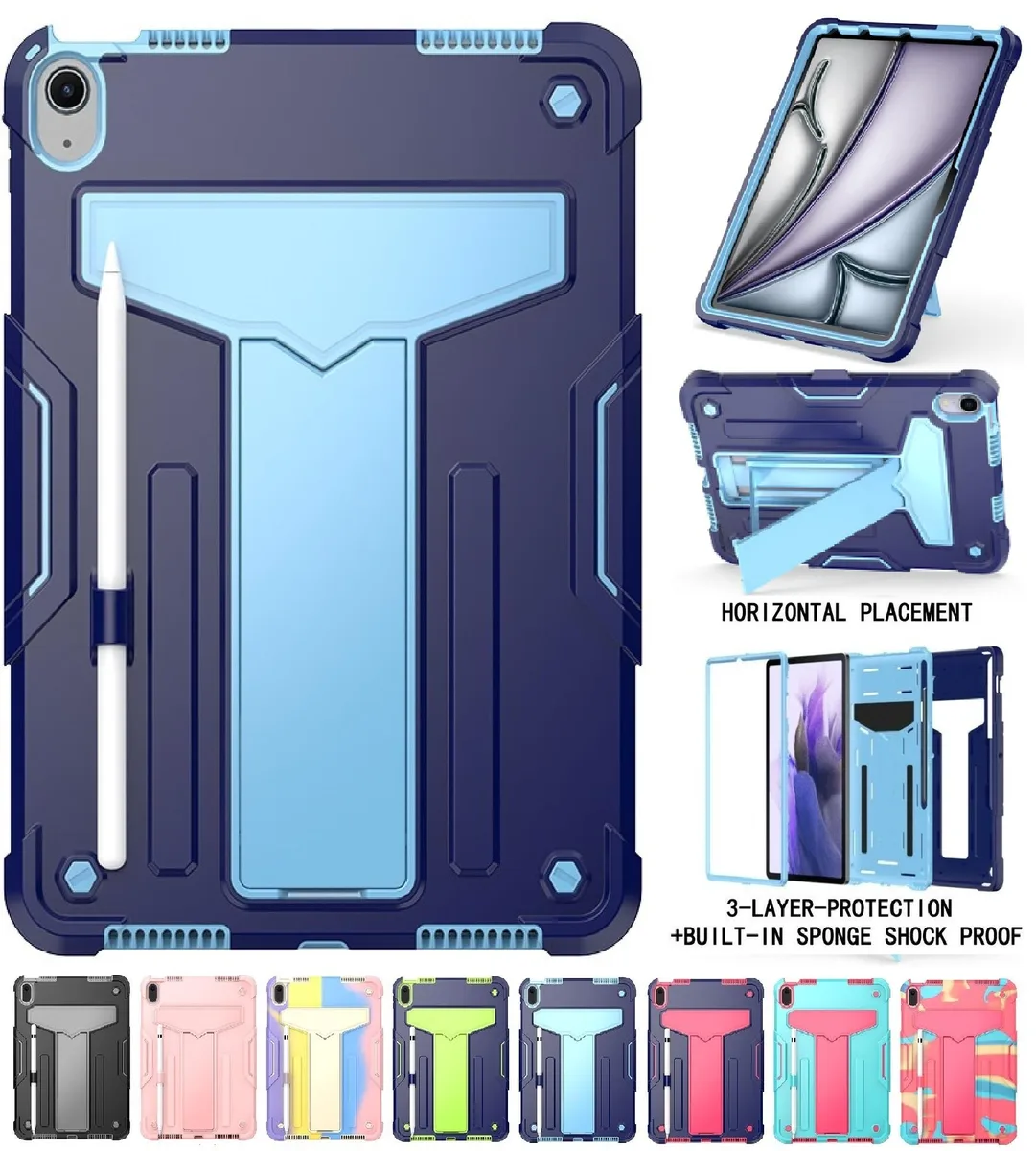 anicestore anicestore A2902/A2903/A2904 laptop case Navy Blue/Blue 11 inch 10.9 inch — product photo
