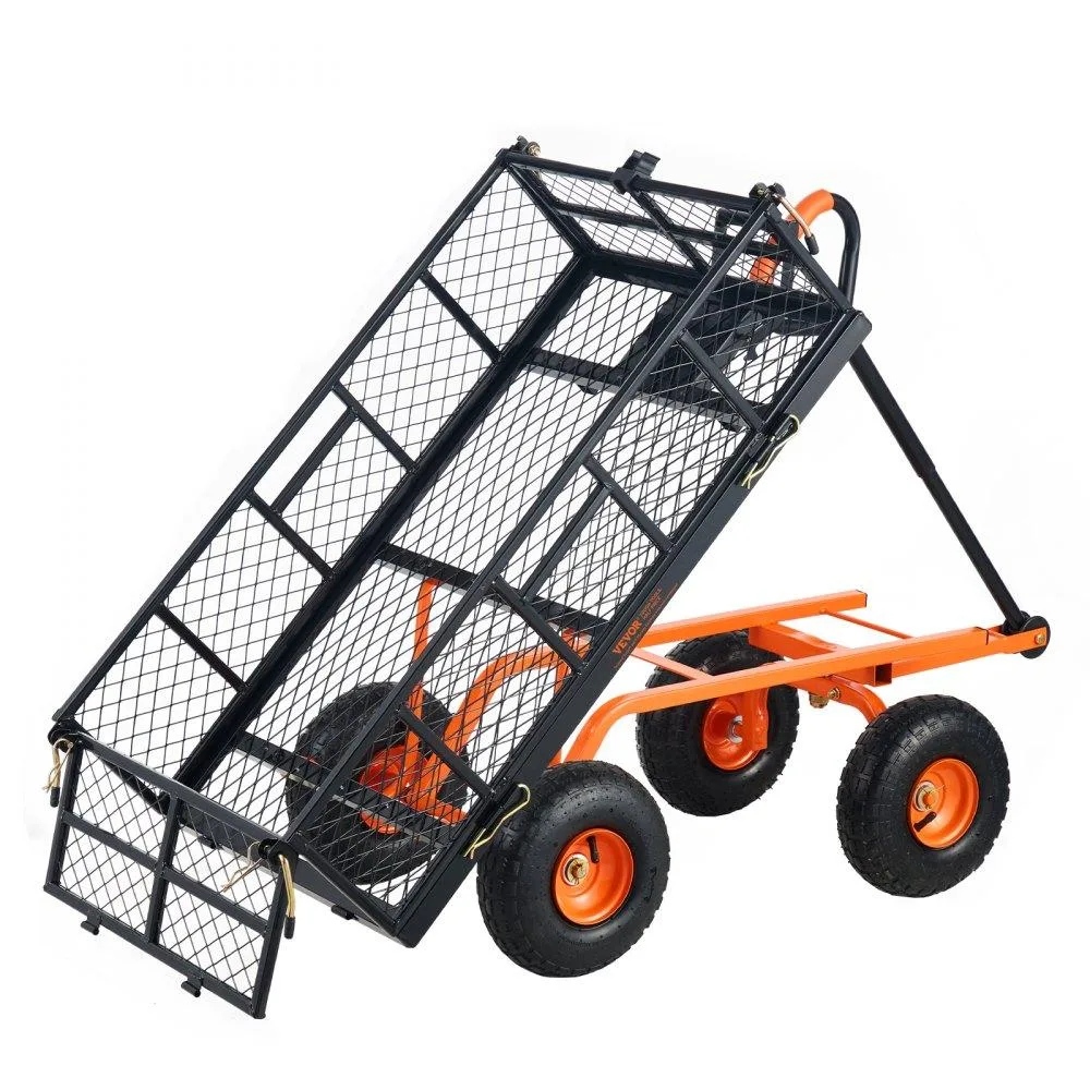 VEVOR VEVOR TC4206KB Garden Cart 400 lbs 10" Wheels 2.1 cu.ft — product photo