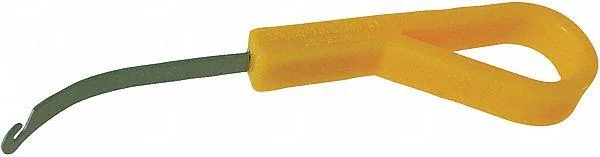 Yellow insulated cable sewing needle with Xylan coating