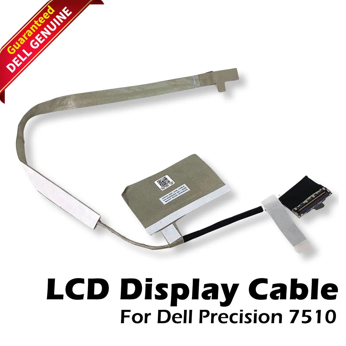 DELL DELL Precision 7510 7520 UHD LCD Ribbon Video Cable RJ99T laptop replacement part — product photo