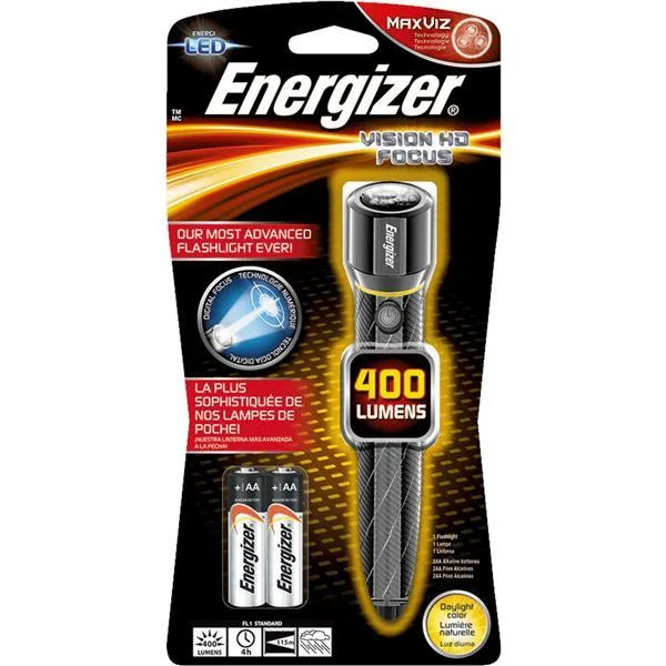 ENERGIZER ENERGIZER EPMZH21E 400 lm Metal Flashlight Silver — product photo