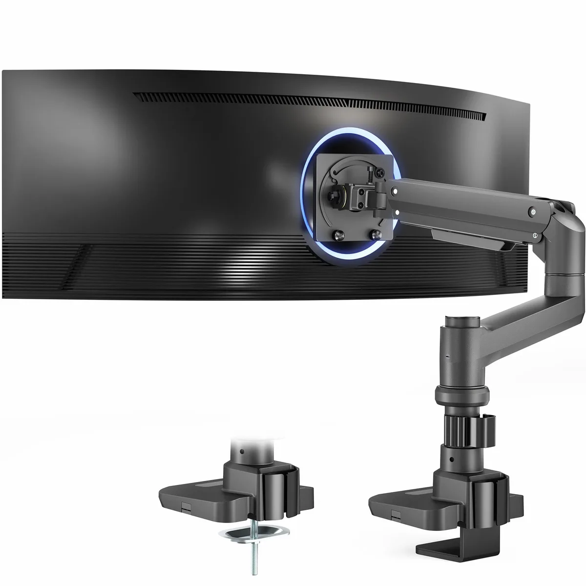 VIVO VIVO Single Ultra Wide Pneumatic Monitor Arm STAND-V111H — product photo