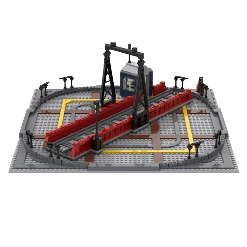 ZITIANYOUBUILD ZITIANYOUBUILD MOC-234136 Train Turntable Roundhouse Base 680PCS — product photo