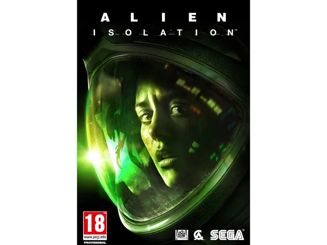 Digital download code card for Alien Isolation PC game