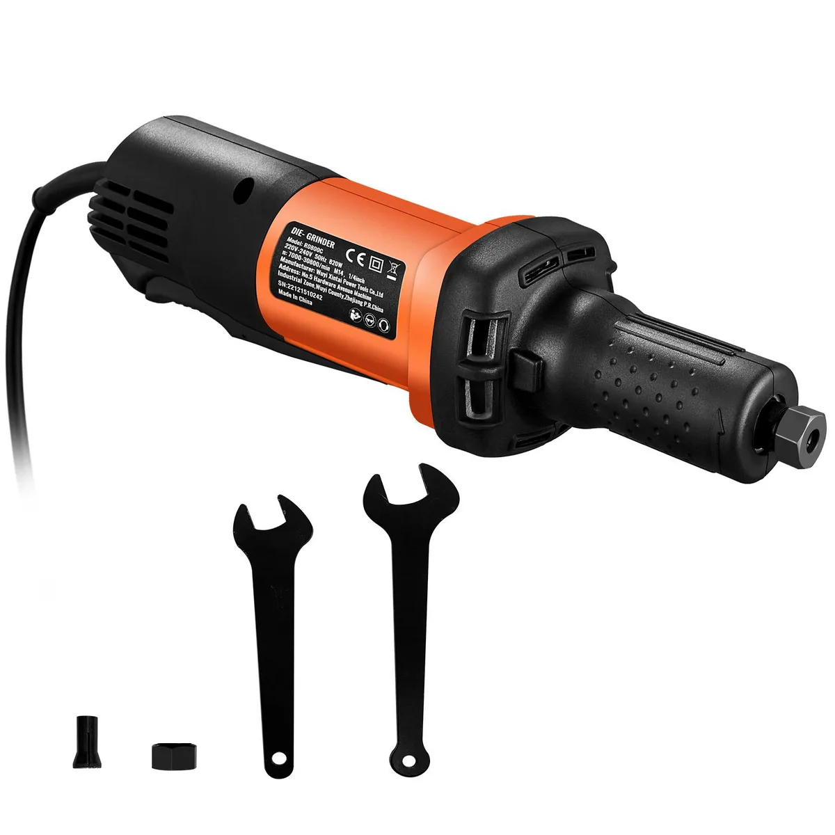 VEVOR VEVOR Die Grinder 820W 10000-28000RPM 1/4" 1/8" Collets — product photo