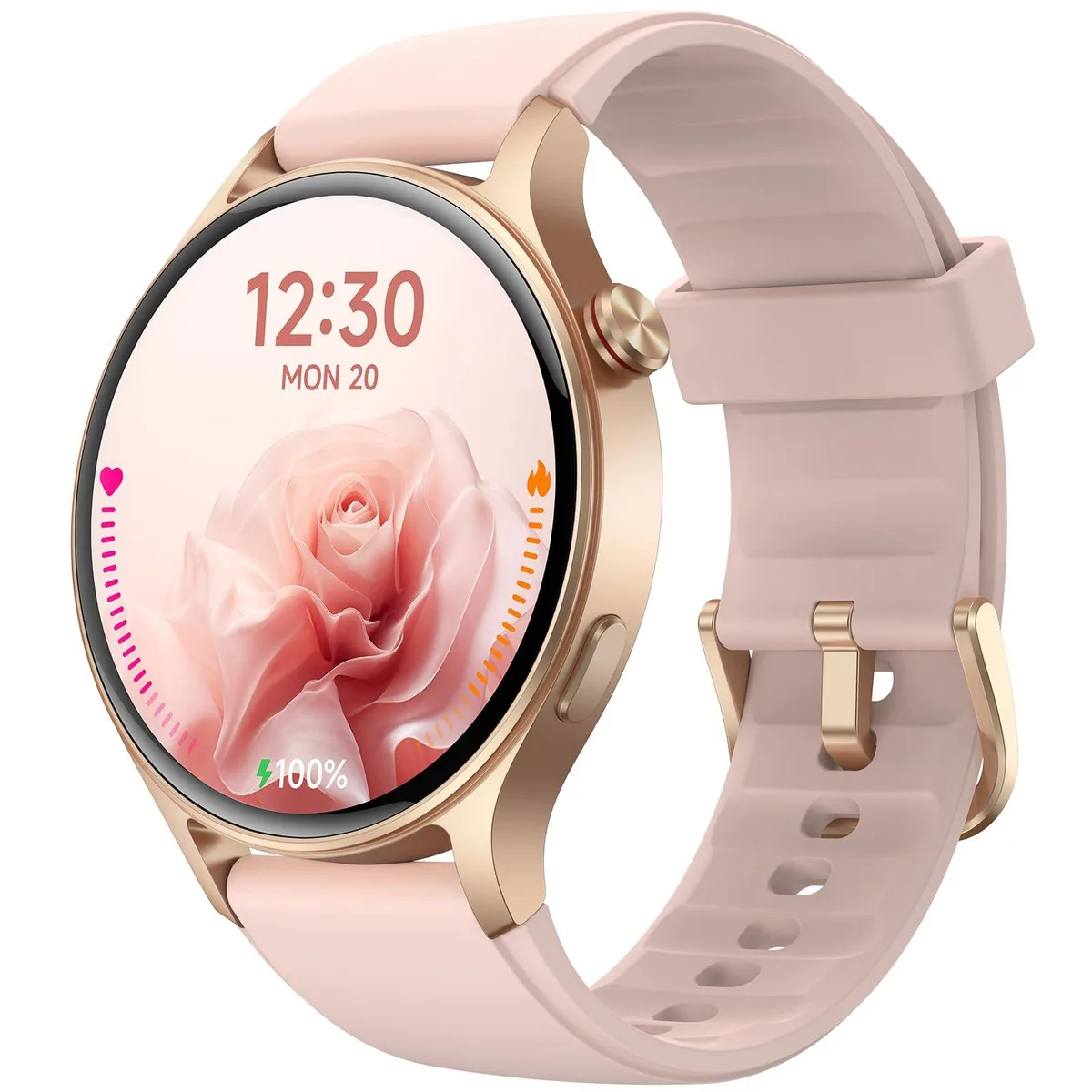  Fitpolo VeryFit Smart Watch Rose Gold 1.3" AMOLED 33mm — product photo