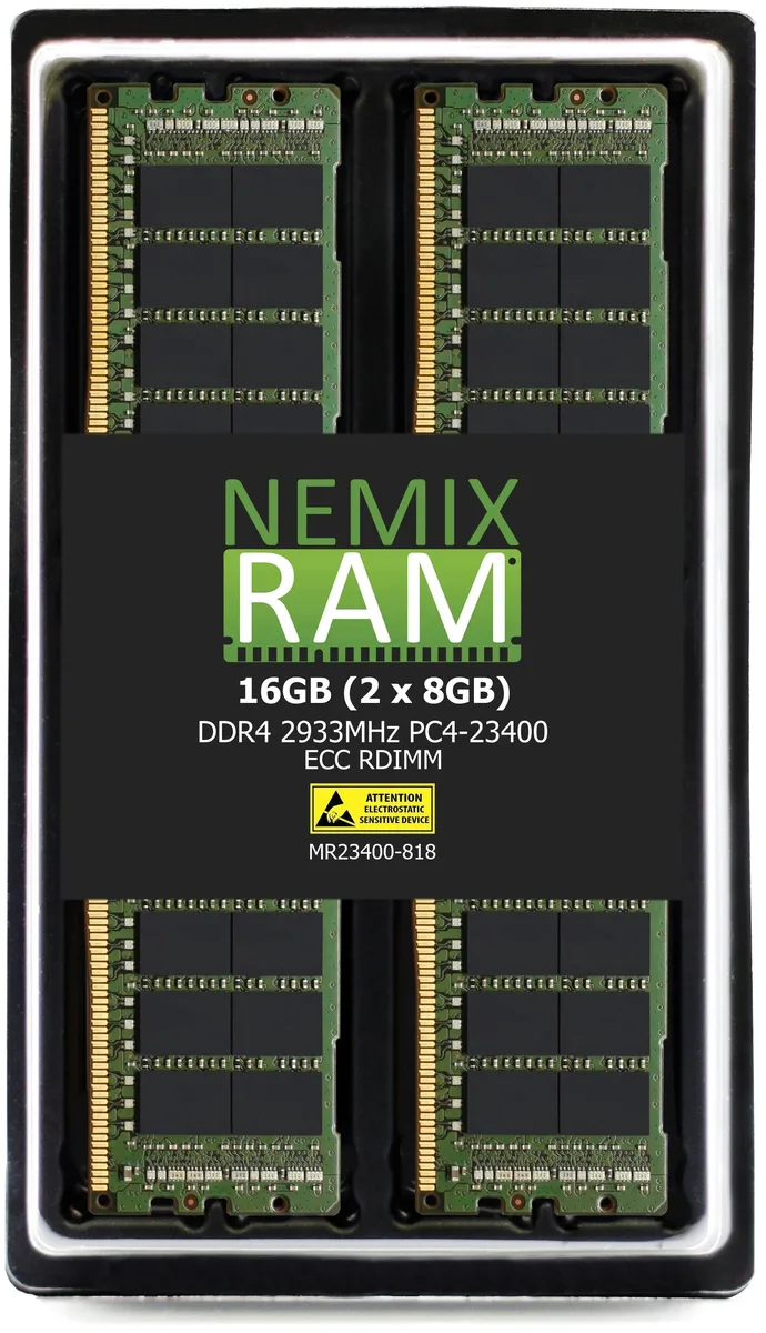 NEMIX RAM NEMIX RAM 16GB (2x8GB) DDR4 2933 CL21 1.2V ECC RDIMM 288-Pin Dell Precision 7920 — product photo