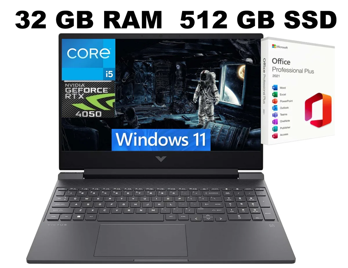 HP HP Victus 15 Raider gaming laptop 32GB 512GB — product photo